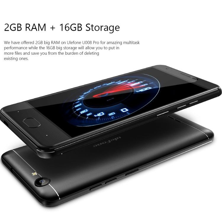 [HK Warehouse] Ulefone U008 Pro, 2GB+16GB, Dual SIM, Dual Camera, 5.0 inch HD Screen, Android 6.0 OS, MT6737 Quad Core 1.3GHz, Support 2.4G WiFi & Bluetooth 4.0 & GPS & FM & 128GB TF Card, Network: 4G/3G/2G(Rose Gold)