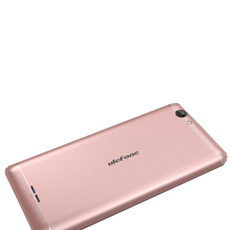 [HK Warehouse] Ulefone U008 Pro, 2GB+16GB, Dual SIM, Dual Camera, 5.0 inch HD Screen, Android 6.0 OS, MT6737 Quad Core 1.3GHz, Support 2.4G WiFi & Bluetooth 4.0 & GPS & FM & 128GB TF Card, Network: 4G/3G/2G(Rose Gold)