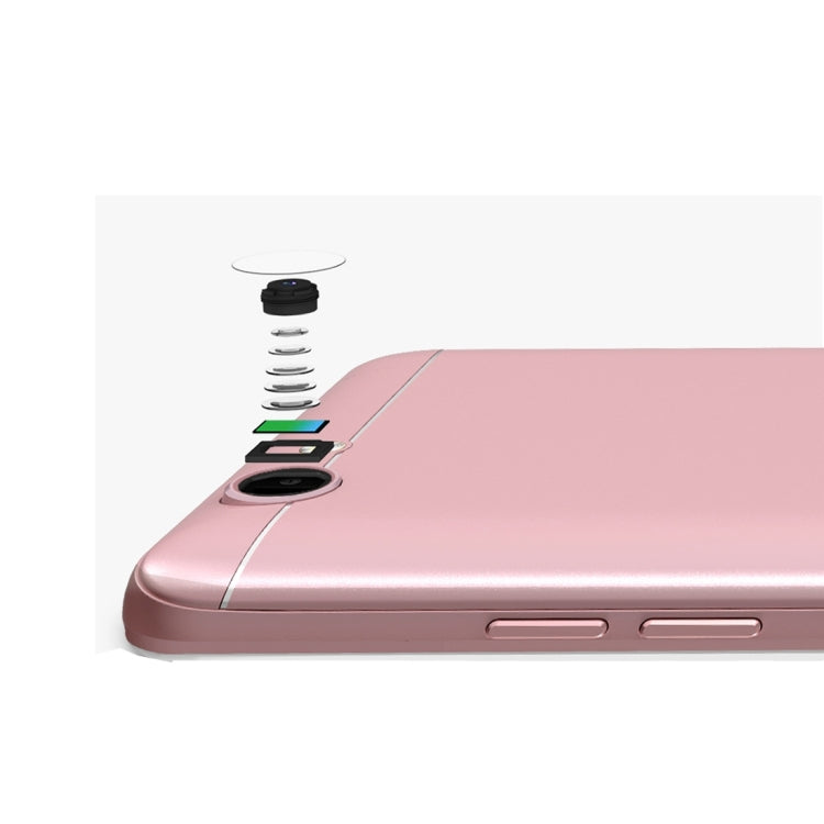 [HK Warehouse] Ulefone U008 Pro, 2GB+16GB, Dual SIM, Dual Camera, 5.0 inch HD Screen, Android 6.0 OS, MT6737 Quad Core 1.3GHz, Support 2.4G WiFi & Bluetooth 4.0 & GPS & FM & 128GB TF Card, Network: 4G/3G/2G(Rose Gold)