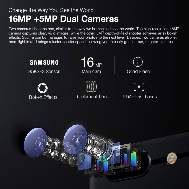 [HK Warehouse] Ulefone T1, 6GB+64GB, Global Version, Front Fingerprint Identification, Dual Back Cameras, 5.5 inch Android 7.0 MTK Helio P25 Octa Core 64-bit up to 2.6GHz, OTG, Network: 4G, Dual SIM