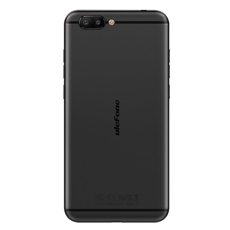 [HK Warehouse] Ulefone T1, 6GB+64GB, Global Version, Front Fingerprint Identification, Dual Back Cameras, 5.5 inch Android 7.0 MTK Helio P25 Octa Core 64-bit up to 2.6GHz, OTG, Network: 4G, Dual SIM