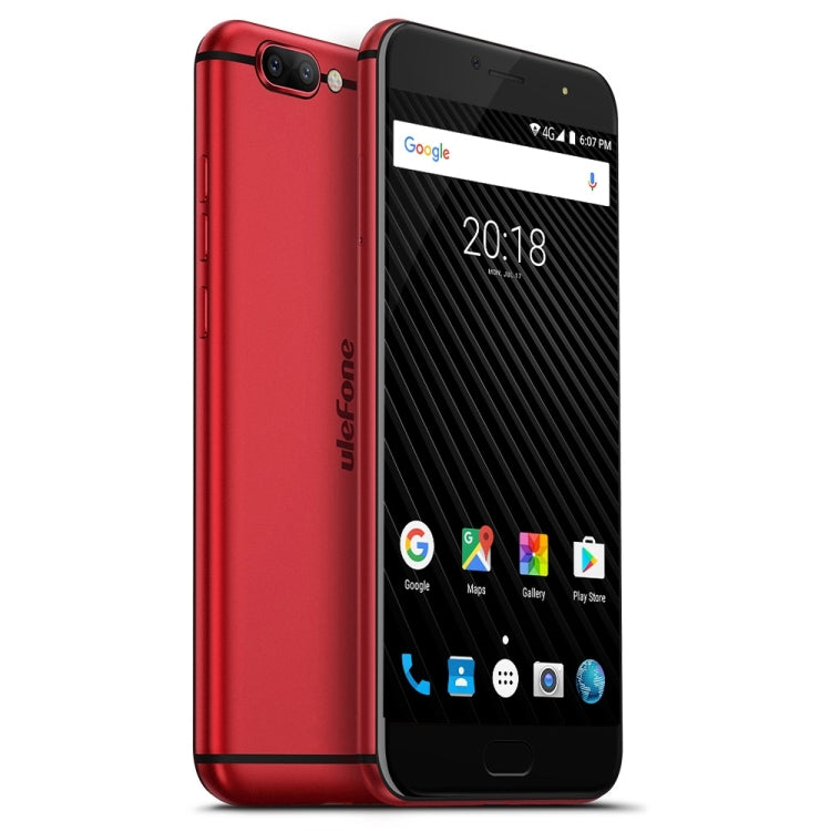 [HK Warehouse] Ulefone T1, 6GB+64GB, Global Version, Front Fingerprint Identification, Dual Back Cameras, 5.5 inch Android 7.0 MTK Helio P25 Octa Core 64-bit up to 2.6GHz, OTG, Network: 4G, Dual SIM
