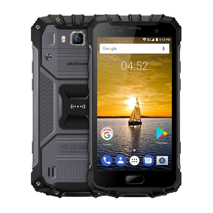[HK Warehouse] Ulefone Armor 2 Rugged Phone, 6GB+64GB, IP68 Waterproof Dustproof Shockproof, Fingerprint Identification, 5.0 inch Android 7.0 MTK Helio P25 Octa Core 64-bit up to 2.6GHz, Network: 4G, NFC, OTG, Dual SIM
