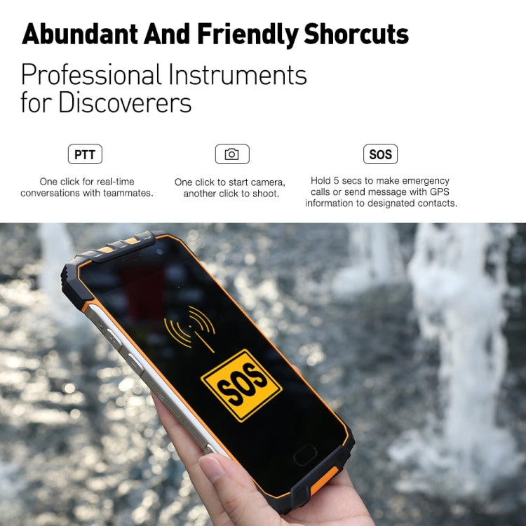 [HK Warehouse] Ulefone Armor 2 Rugged Phone, 6GB+64GB, IP68 Waterproof Dustproof Shockproof, Fingerprint Identification, 5.0 inch Android 7.0 MTK Helio P25 Octa Core 64-bit up to 2.6GHz, Network: 4G, NFC, OTG, Dual SIM