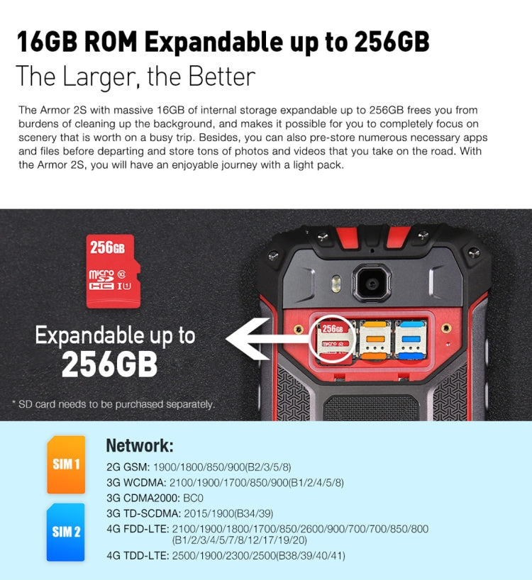 [HK Warehouse] Ulefone Armor 2S Triple Proofing Phone, 2GB+16GB, IP68 Waterproof Dustproof Shockproof, Fingerprint Identification, 5.0 inch Sharp Android 7.0 MTK6737T Quad Core 64-bit up to 1.5GHz, Network: 4G, NFC, OTG, VoLTE