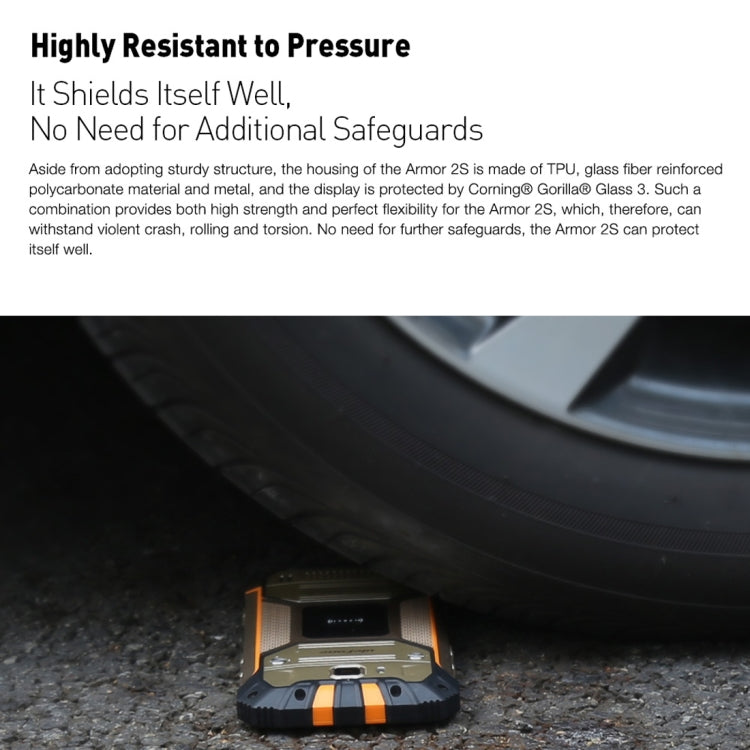 [HK Warehouse] Ulefone Armor 2S Triple Proofing Phone, 2GB+16GB, IP68 Waterproof Dustproof Shockproof, Fingerprint Identification, 5.0 inch Sharp Android 7.0 MTK6737T Quad Core 64-bit up to 1.5GHz, Network: 4G, NFC, OTG, VoLTE
