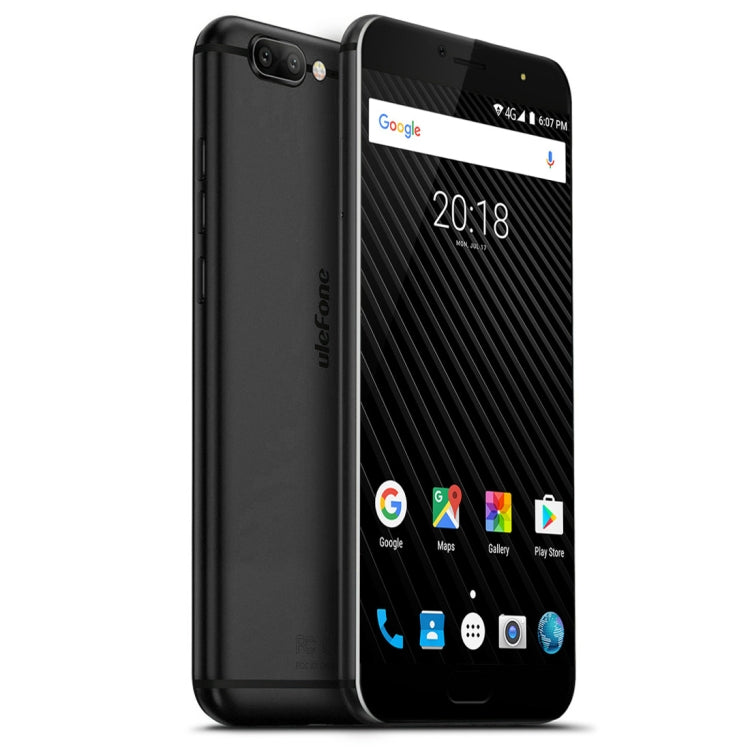 [HK Warehouse] Ulefone T1, 6GB+128GB, Front Fingerprint Identification, Dual Back Cameras, 5.5 inch Android 7.0 MTK Helio P25 Octa Core 64-bit up to 2.6GHz, OTG, Network: 4G, Dual SIM