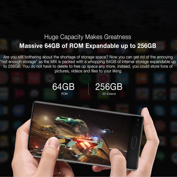 [HK Warehouse] Ulefone MIX, 4GB+64GB, Front Fingerprint Identification, Dual Back Cameras, 5.5 inch Android 7.0 MTK6750T Octa Core 64-bit up to 1.5GHz, OTG, Network: 4G, Dual SIM