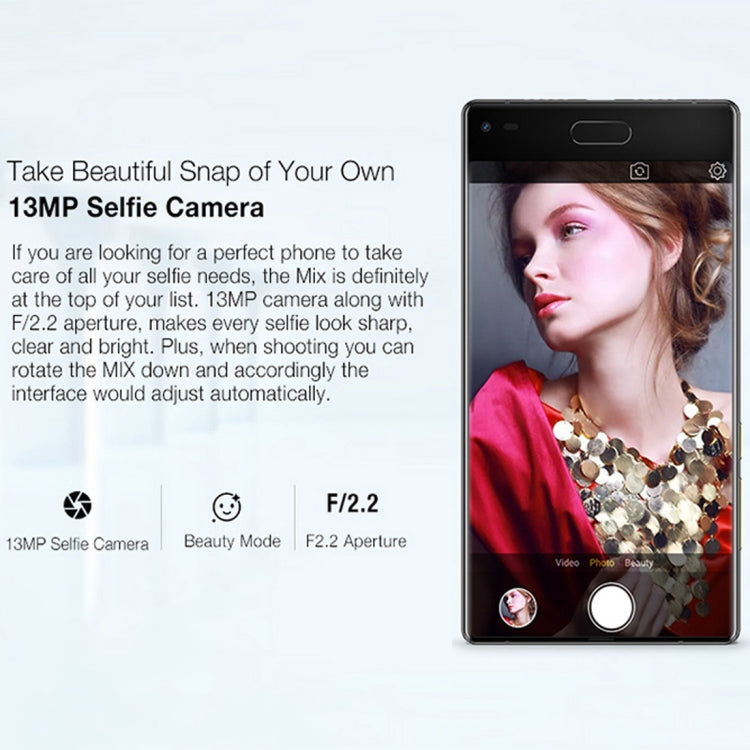 [HK Warehouse] Ulefone MIX, 4GB+64GB, Front Fingerprint Identification, Dual Back Cameras, 5.5 inch Android 7.0 MTK6750T Octa Core 64-bit up to 1.5GHz, OTG, Network: 4G, Dual SIM