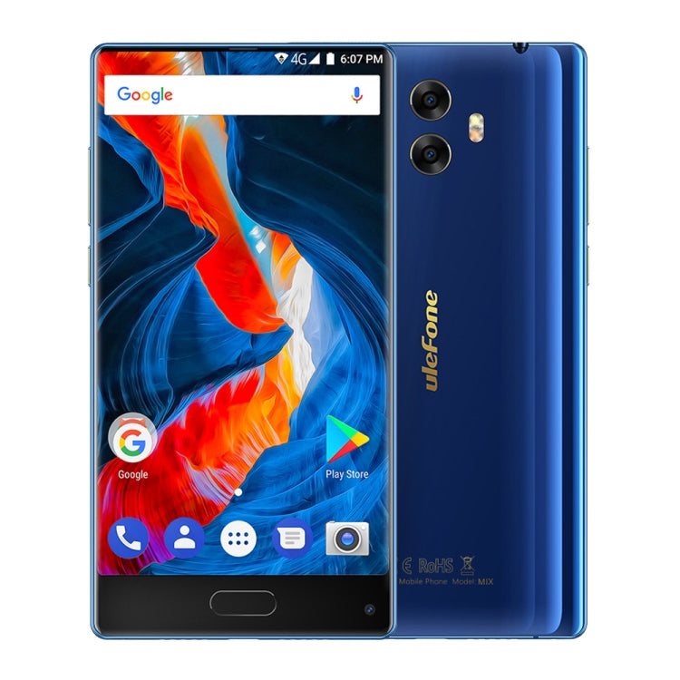 [HK Warehouse] Ulefone MIX, 4GB+64GB, Front Fingerprint Identification, Dual Back Cameras, 5.5 inch Android 7.0 MTK6750T Octa Core 64-bit up to 1.5GHz, OTG, Network: 4G, Dual SIM