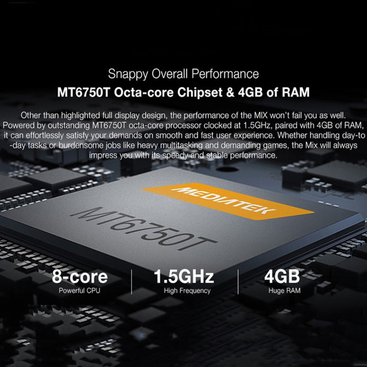 [HK Warehouse] Ulefone MIX, 4GB+64GB, Front Fingerprint Identification, Dual Back Cameras, 5.5 inch Android 7.0 MTK6750T Octa Core 64-bit up to 1.5GHz, OTG, Network: 4G, Dual SIM