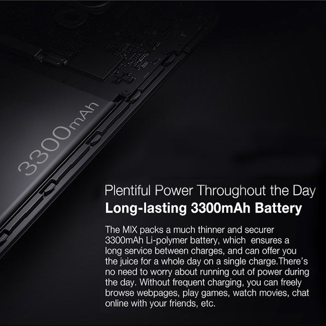 [HK Warehouse] Ulefone MIX, 4GB+64GB, Front Fingerprint Identification, Dual Back Cameras, 5.5 inch Android 7.0 MTK6750T Octa Core 64-bit up to 1.5GHz, OTG, Network: 4G, Dual SIM