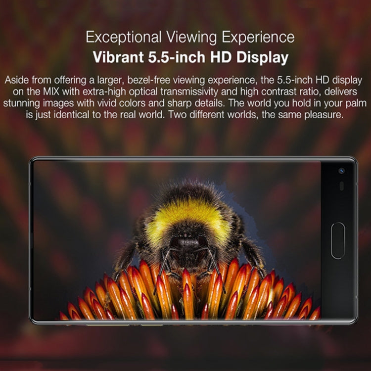 [HK Warehouse] Ulefone MIX, 4GB+64GB, Front Fingerprint Identification, Dual Back Cameras, 5.5 inch Android 7.0 MTK6750T Octa Core 64-bit up to 1.5GHz, OTG, Network: 4G, Dual SIM