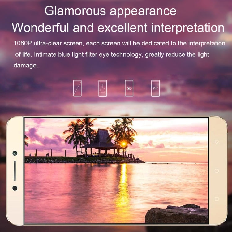 Letv LeEco Le S3 Pro X626, 4GB+32GB, Fingerprint Identification, 5.5 inch EUI 5.8 (Android 6.0) MTK Helio X20 Deca Core up to 2.3GHz, Network: 4G(Gold)