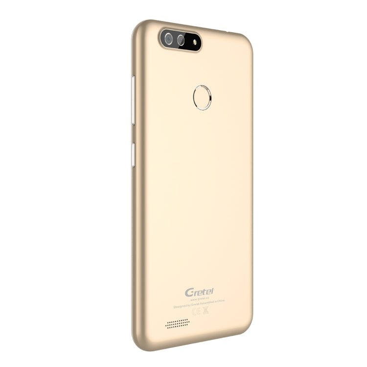 [HK Warehouse] Gretel S55, 1GB+16GB, Dual Back Cameras, Fingerprint Identification,  5.5 inch Android 7.0  MTK6580A Quad Core up to 1.3GHz, Network: 3G, Dual SIM