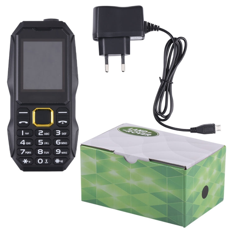 U002 Triple Proofing Elder Phone, Waterproof Shockproof Dustproof, 1200mAh Battery, 1.77 inch, Spreadtrum 6531E, 21 Keys, LED Flashlight, FM, BT, Dual SIM