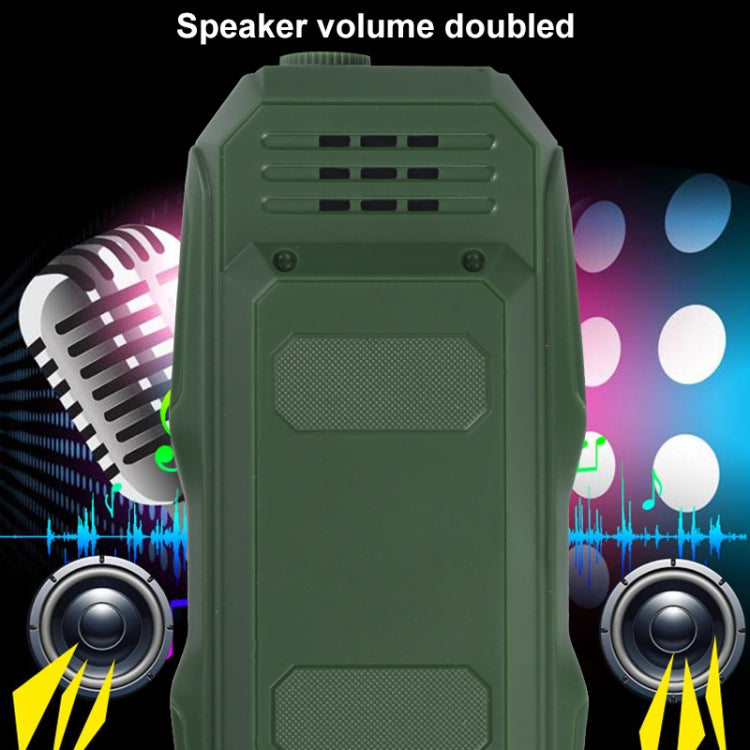 U002 Triple Proofing Elder Phone, Waterproof Shockproof Dustproof, 1200mAh Battery, 1.77 inch, Spreadtrum 6531E, 21 Keys, LED Flashlight, FM, BT, Dual SIM