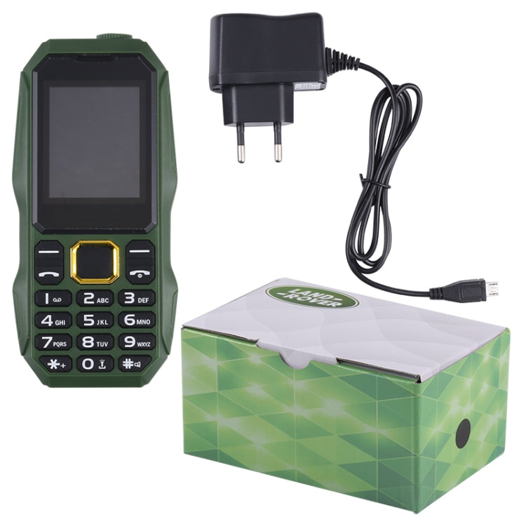 U002 Triple Proofing Elder Phone, Waterproof Shockproof Dustproof, 1200mAh Battery, 1.77 inch, Spreadtrum 6531E, 21 Keys, LED Flashlight, FM, BT, Dual SIM