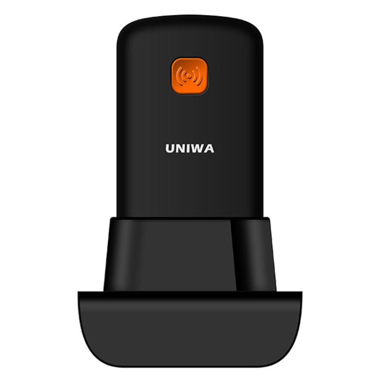 UNIWA V708 Feature Phone, 1.77 inch, SC6531DA, SOS, Bluetooth, FM, Flashlight, Dual SIM, with Charing Cradle