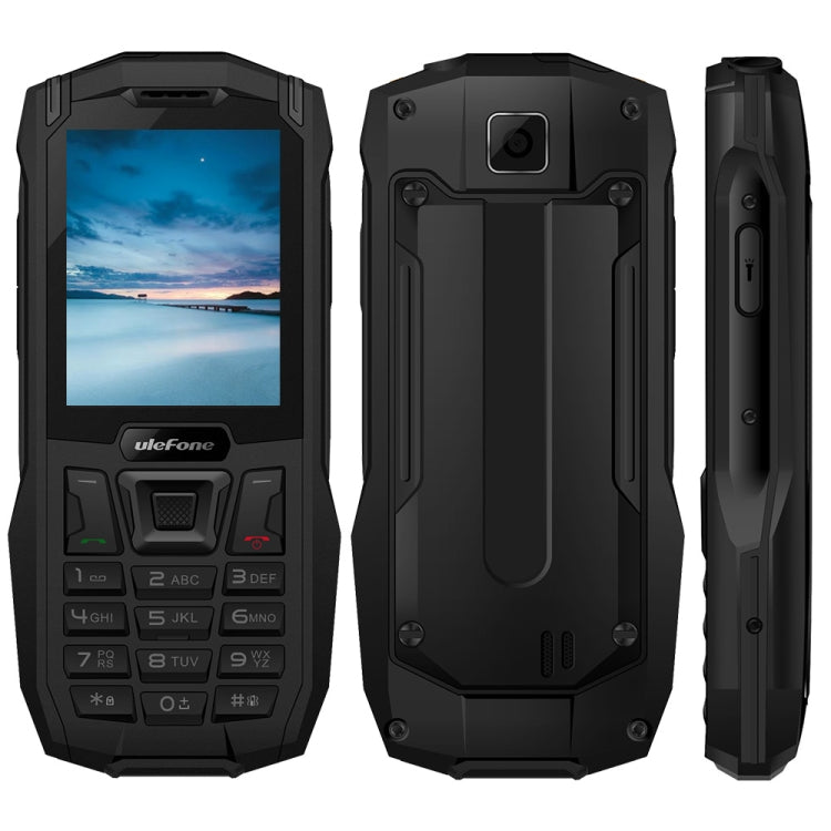 [HK Warehouse] Ulefone Armor Mini IP68 Waterproof Mobile Phone, 2.4 inch Screen, MTK MT6261D, Bluetooth, FM, Flashlight, Dual SIM, Network: 2G(Black)