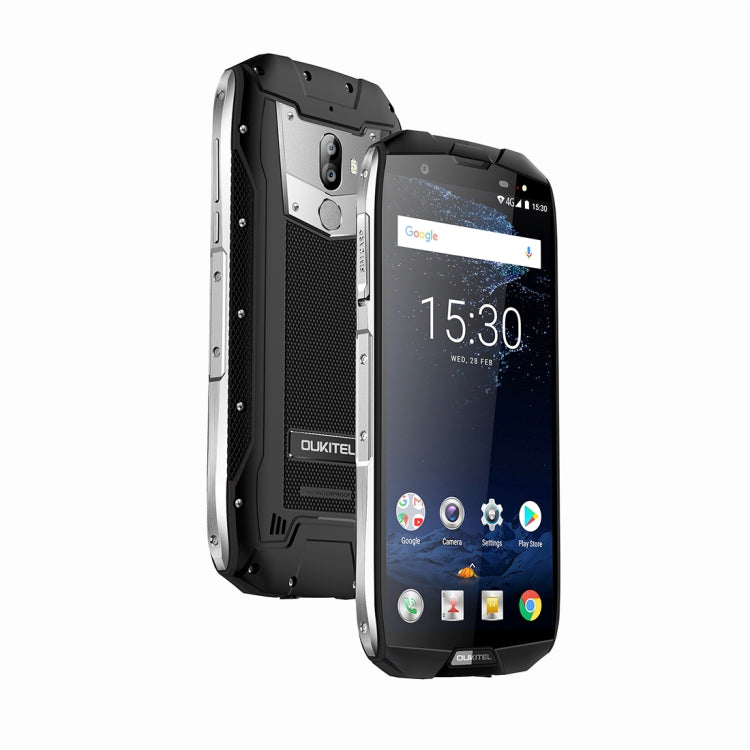 [HK Warehouse] OUKITEL WP5000, 6GB+64GB, Back Fingerprint Identification, IP68 Waterproof Dustproof Shockproof, 5.7 inch Android 7.1 Helio P25 Octa-core up to 2.5GHz, 5200mAh Battery, Network: 4G(Black)