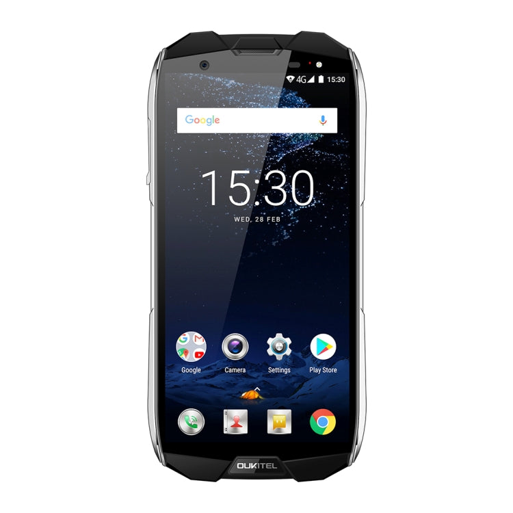 [HK Warehouse] OUKITEL WP5000, 6GB+64GB, Back Fingerprint Identification, IP68 Waterproof Dustproof Shockproof, 5.7 inch Android 7.1 Helio P25 Octa-core up to 2.5GHz, 5200mAh Battery, Network: 4G(Black)