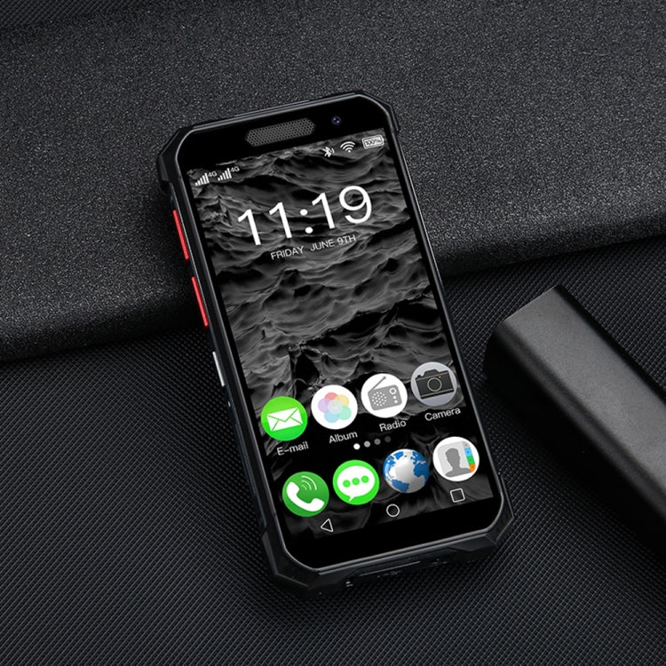 SOYES S10 Max Rugged Phone, 4GB+64GB, IP68 Waterproof Dustproof Shockproof, Face ID & Fingerprint Identification, 3.5 inch Android 10.0 MTK6762 Octa Core up to 2.0GHz, Dual SIM, PTT Walkie Talkie, OTG, NFC, Network: 4G