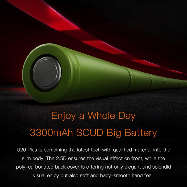 [HK Warehouse] OUKITEL U20 Plus, 2GB+16GB, Dual Rear Cameras, Press Fingerprint Identification, 5.5 inch 2.5D Curved Sharp Screen Android 6.0 MTK6737T Quad Core up to 1.5GHz, Network: 4G, Dual SIM