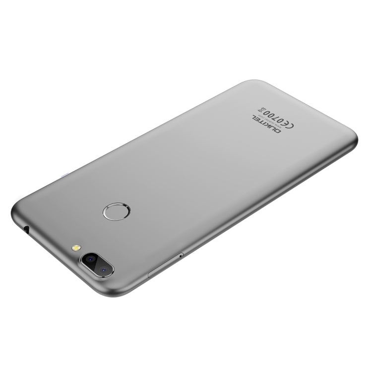 [HK Warehouse] OUKITEL U20 Plus, 2GB+16GB, Dual Rear Cameras, Press Fingerprint Identification, 5.5 inch 2.5D Curved Sharp Screen Android 6.0 MTK6737T Quad Core up to 1.5GHz, Network: 4G, Dual SIM