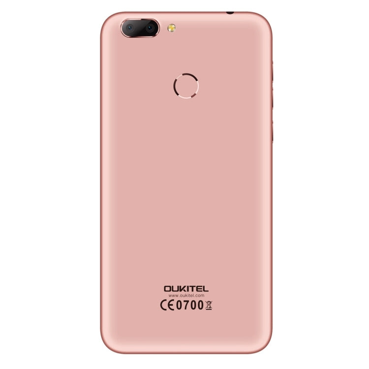 [HK Warehouse] OUKITEL U20 Plus, 2GB+16GB, Dual Rear Cameras, Press Fingerprint Identification, 5.5 inch 2.5D Curved Sharp Screen Android 6.0 MTK6737T Quad Core up to 1.5GHz, Network: 4G, Dual SIM