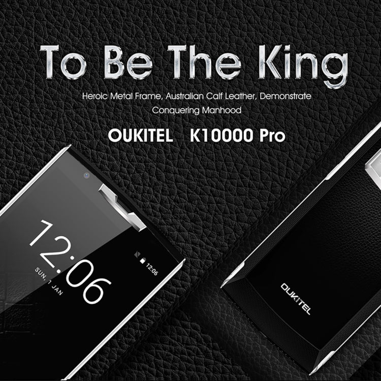[HK Warehouse] OUKITEL K10000 Pro, 3GB+32GB, Press Fingerprint Identification, 10000mAh Battery, 5.5 inch Android 7.0 MTK6750T Octa Core up to 1.5GHz, Network: 4G, OTG, FOTA, GPS, FM