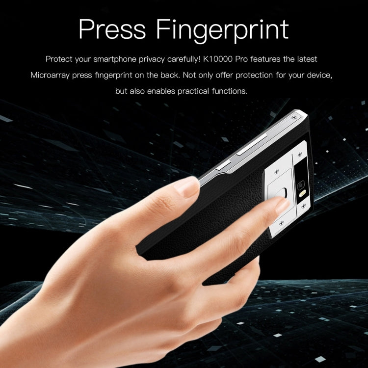 [HK Warehouse] OUKITEL K10000 Pro, 3GB+32GB, Press Fingerprint Identification, 10000mAh Battery, 5.5 inch Android 7.0 MTK6750T Octa Core up to 1.5GHz, Network: 4G, OTG, FOTA, GPS, FM