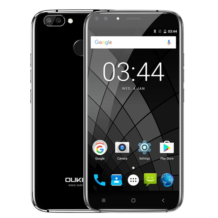 [HK Warehouse] OUKITEL U22, 2GB+16GB, Dual Rear Cameras + Dual Front Cameras,  Fingerprint Identification, 5.5 inch  Android 7.0 MTK6850A Quad Core up to 1.3GHz, Network: 3G, Dual SIM
