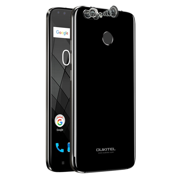 [HK Warehouse] OUKITEL U22, 2GB+16GB, Dual Rear Cameras + Dual Front Cameras,  Fingerprint Identification, 5.5 inch  Android 7.0 MTK6850A Quad Core up to 1.3GHz, Network: 3G, Dual SIM