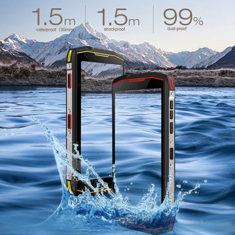 Conquest S12 Pro Rugged Phone, 4GB+64GB, Walkie Talkie Function, 8000mAh Battery, IP68 Waterproof Dustproof Shockproof, Face ID & Fingerprint Identification, 5.99 inch Android 9.0 Helio P70 Octa Core up to 2.5GHz, Network: 4G, NFC, OTG, PTT, POC