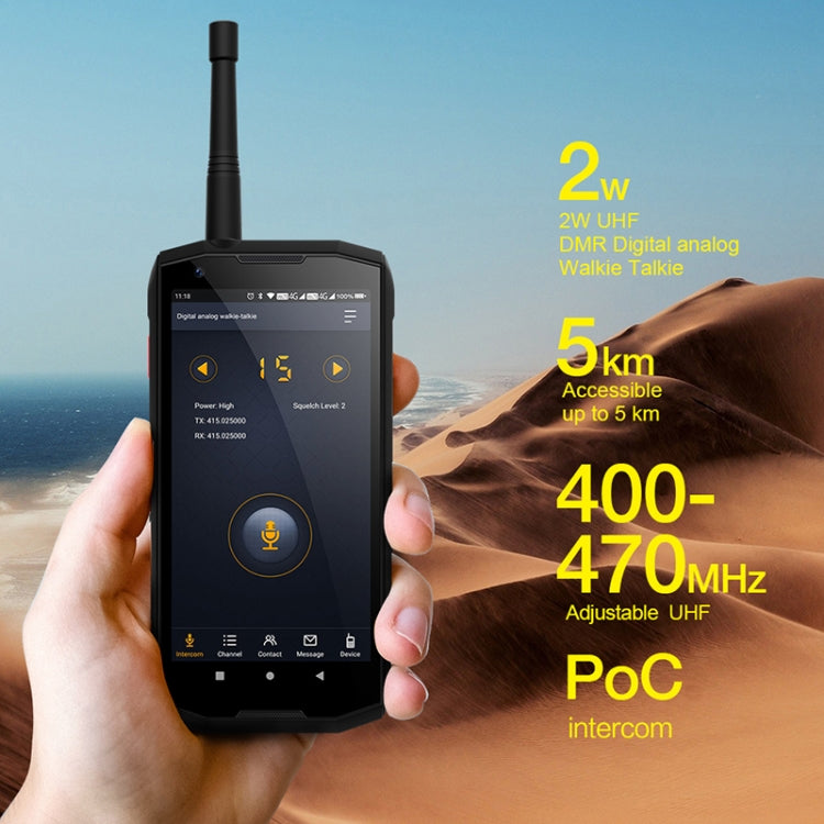 Conquest S12 Pro Rugged Phone, 4GB+64GB, Walkie Talkie Function, 8000mAh Battery, IP68 Waterproof Dustproof Shockproof, Face ID & Fingerprint Identification, 5.99 inch Android 9.0 Helio P70 Octa Core up to 2.5GHz, Network: 4G, NFC, OTG, PTT, POC