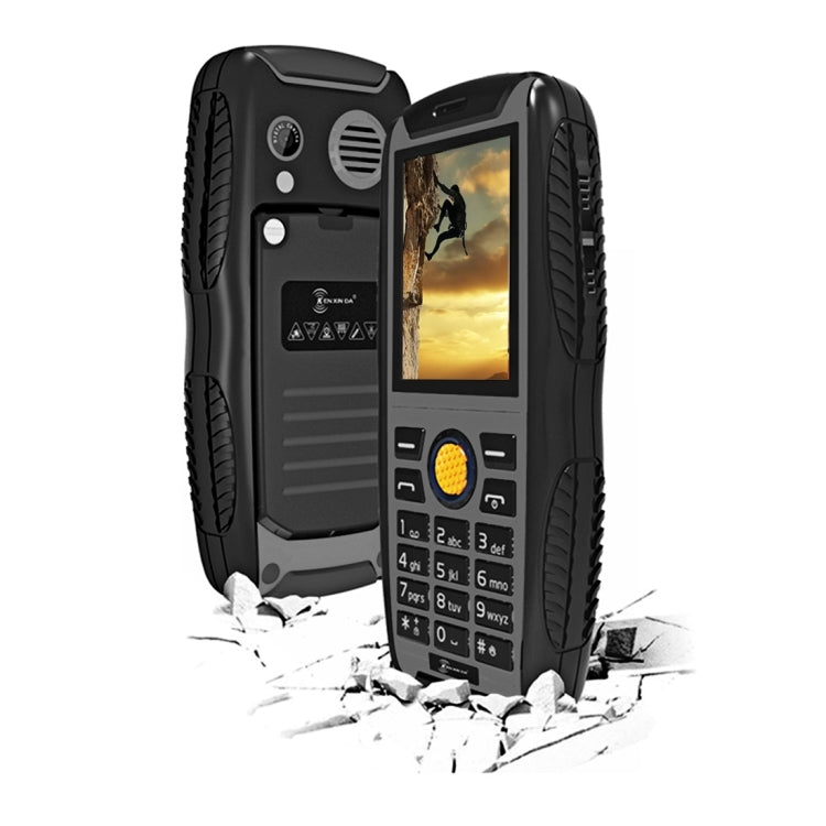 KEN XIN DA Proofing W3 Phone, IP68 Waterproof, Shockproof, Dustproof, 2.2 inch, Support Bluetooth FM, Network: 2G