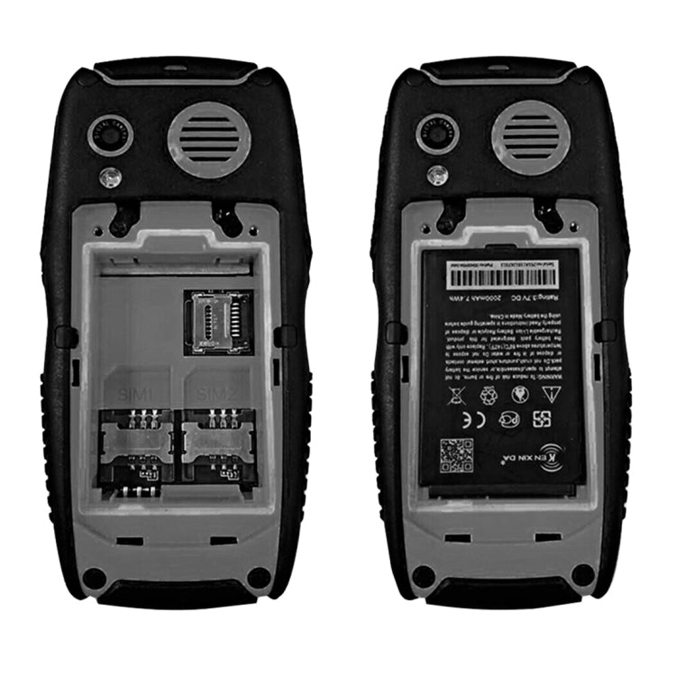 KEN XIN DA Proofing W3 Phone, IP68 Waterproof, Shockproof, Dustproof, 2.2 inch, Support Bluetooth FM, Network: 2G