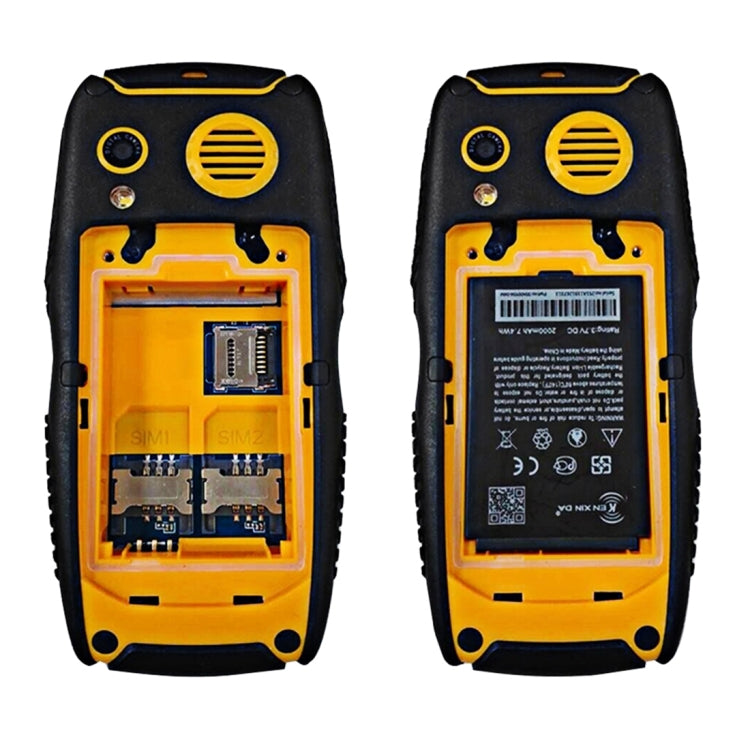 KEN XIN DA Proofing W3 Phone, IP68 Waterproof, Shockproof, Dustproof, 2.2 inch, Support Bluetooth FM, Network: 2G