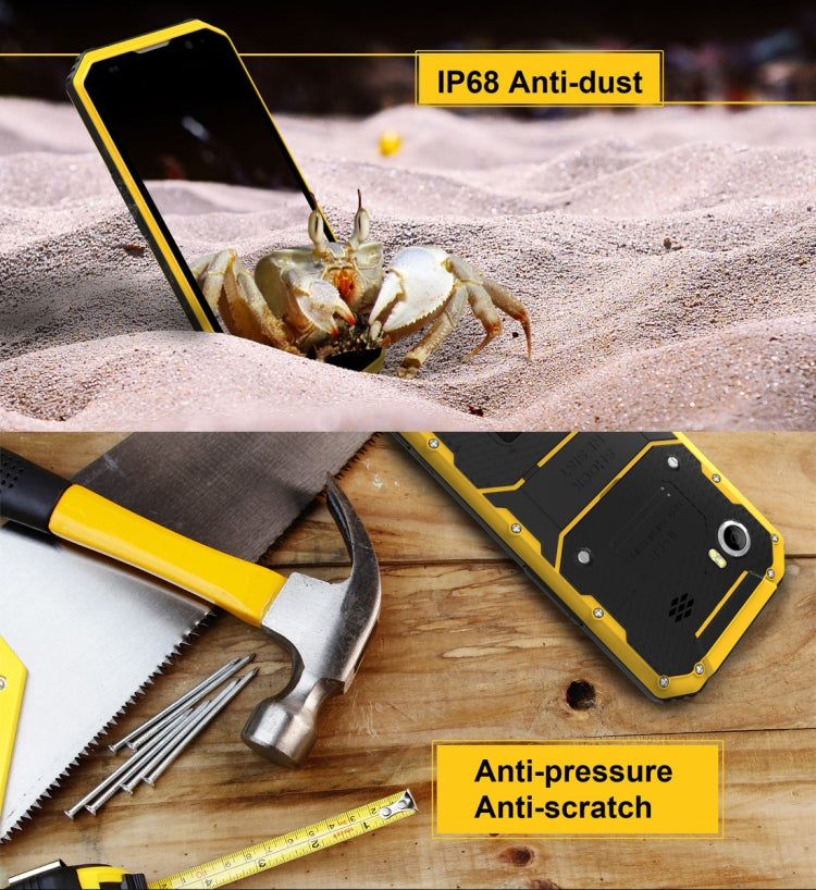 [HK Warehouse] E&L Proofing W9, 2GB+16GB, IP68 Waterproof, Shockproof, Dustproof, 6.0 inch Android 7.0 MTK6753 Octa Core