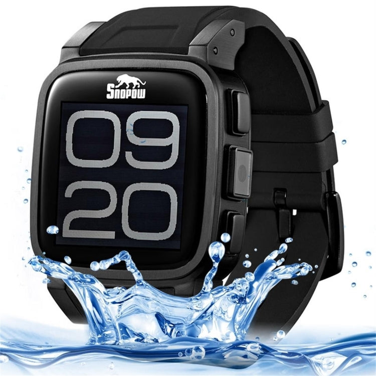 SNOPOW W1S Smart Watch Phone, IP68 Waterproof, Android 4.4, WiFi / 2.0MP Camera / Bluetooth / GPS, Network: 3G(Black)