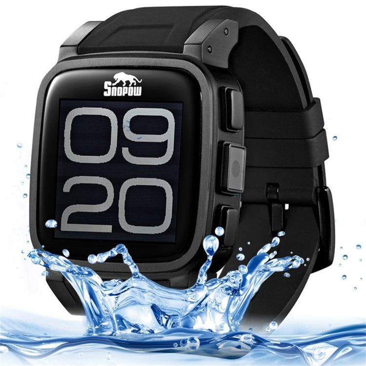 SNOPOW W1S Smart Watch Phone, IP68 Waterproof, Android 4.4, WiFi / 2.0MP Camera / Bluetooth / GPS, Network: 3G(Black)