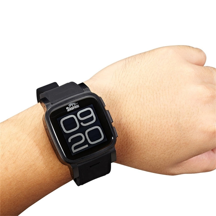 SNOPOW W1S Smart Watch Phone, IP68 Waterproof, Android 4.4, WiFi / 2.0MP Camera / Bluetooth / GPS, Network: 3G(Black)