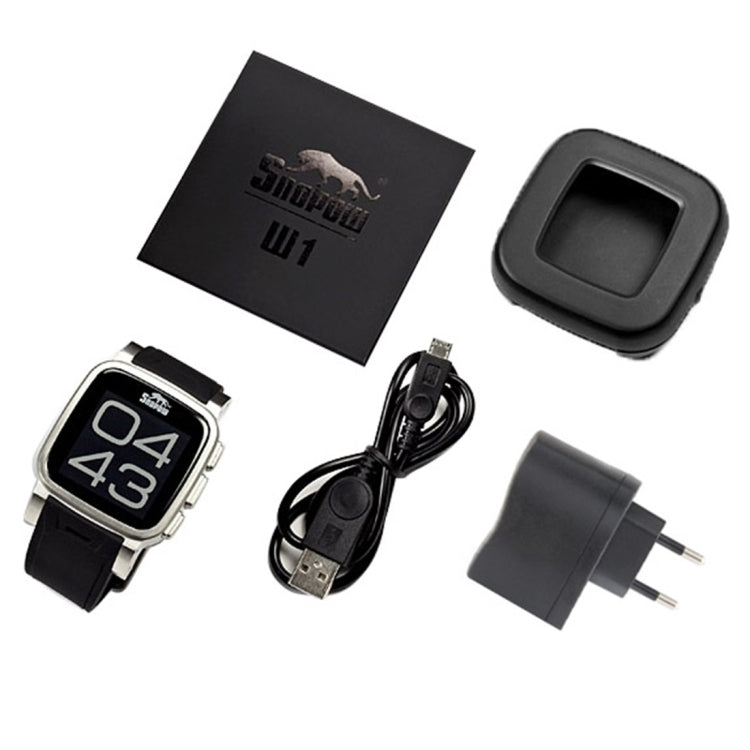 SNOPOW W1S Smart Watch Phone, IP68 Waterproof, Android 4.4, WiFi / 2.0MP Camera / Bluetooth / GPS, Network: 3G(Black)