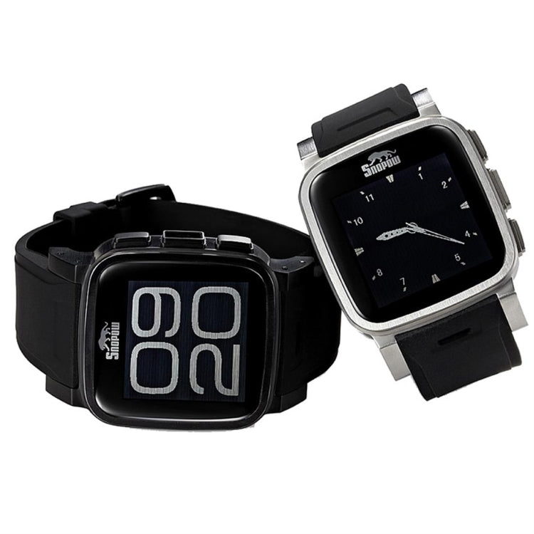 SNOPOW W1S Smart Watch Phone, IP68 Waterproof, Android 4.4, WiFi / 2.0MP Camera / Bluetooth / GPS, Network: 3G(Black)
