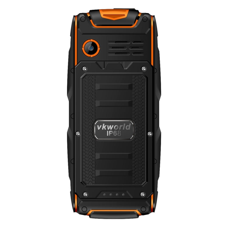 VKworld New Stone V3, Triple SIM, IP68 Waterproof Shockproof Dustproof,  3000mAh Large Capacity, 2.4 inch, SC6531CA Chipset, 21 Keys, LED Flashlight, FM, TF,  Russian Keyboard