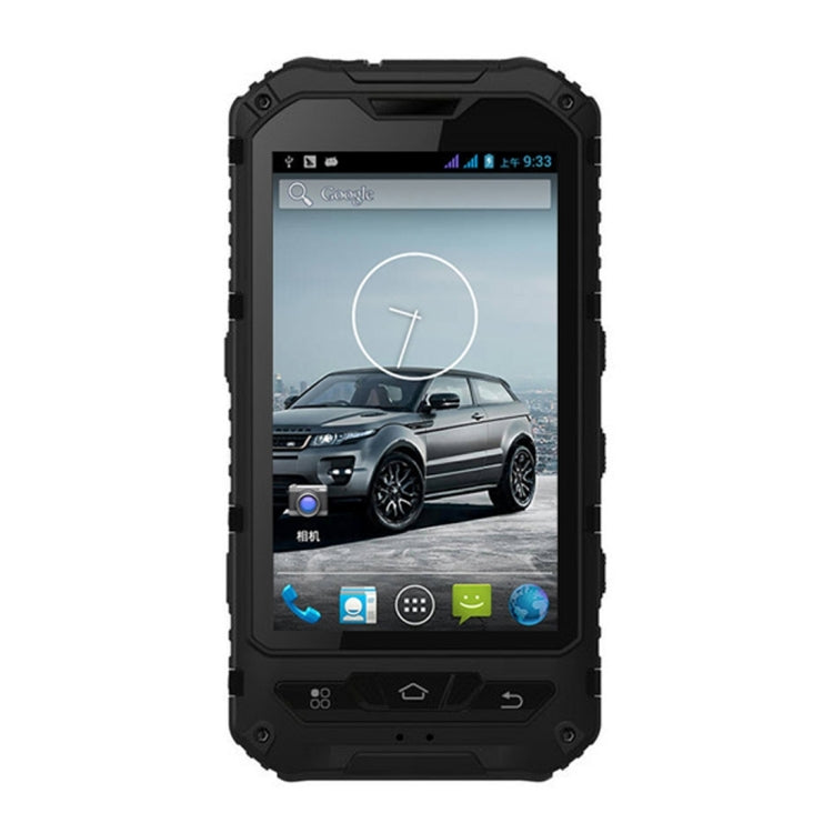 A8 Triple Proofing Phone, 1GB+8GB, IP68 Waterproof Dustproof Shockproof, 4.0 inch MTK6582 Quad Core up to 1.2GHz, Network: 3G(Black)