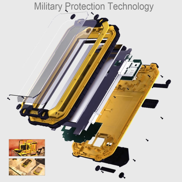 A9 Triple Proofing Phone, 1GB+8GB, IP68 Waterproof Dustproof Shockproof, 4.3 inch Android 4.2 MTK6582 Quad Core 1.2GHz, Network: 3G(Yellow)