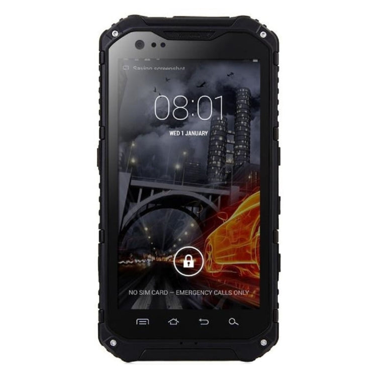 A9+ Triple Proofing Phone, 2GB+16GB, IP68 Waterproof Dustproof Shockproof, 4.3 inch Android 4.4 MTK6592 Octa Core up to 2.0GHz, Network: 3G(Black)