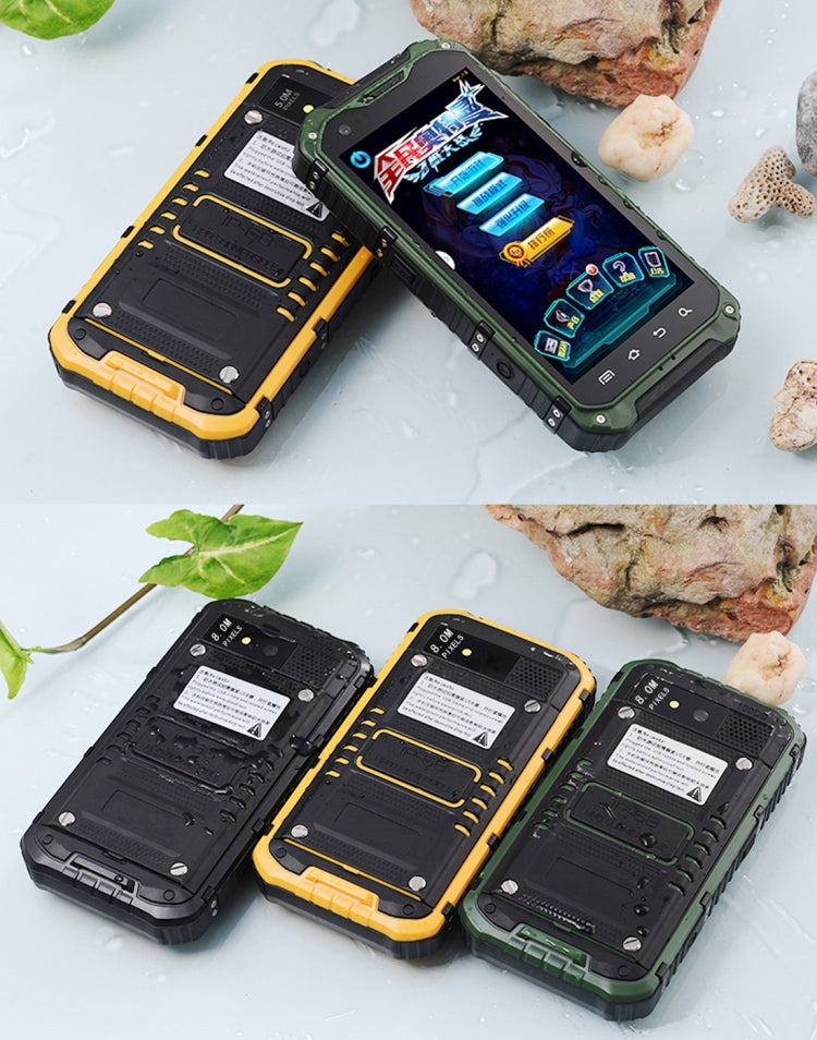 A9+ Triple Proofing Phone, 2GB+16GB, IP68 Waterproof Dustproof Shockproof, 4.3 inch Android 4.4 MTK6592 Octa Core up to 2.0GHz, Network: 3G(Black)